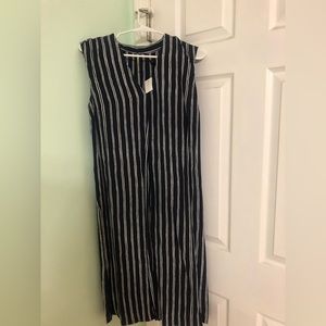 Ann Taylor Striped Dress Size M